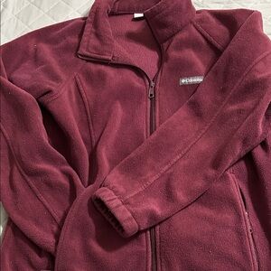 Columbia Women's Deep plum purple Fleece Jacket